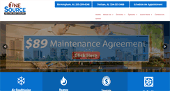 Desktop Screenshot of onesourceair.com